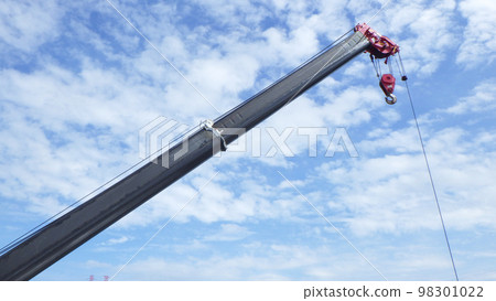 Lifting work with a rough terrain crane 98301022