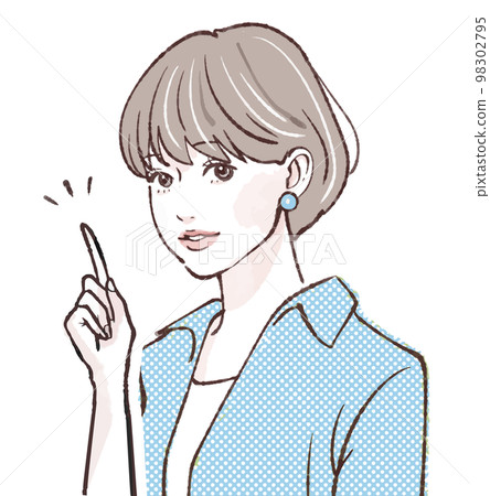 女性插畫素材 女性插畫素材 98302795