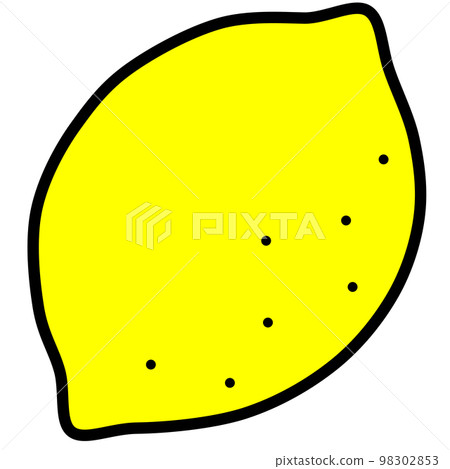 Pop and cute lemon illustration 98302853