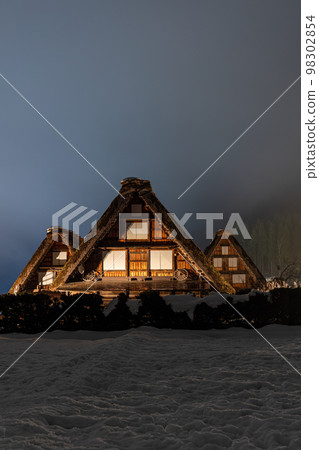 Winter Shirakawa Town 98302854