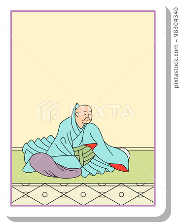 貼紙式單人百人一首繪星 98304340