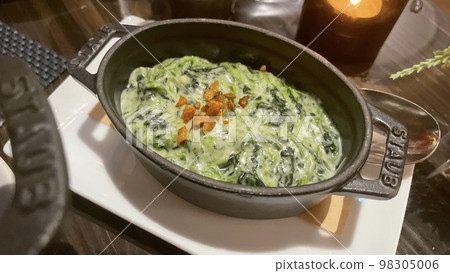 奶油菠菜牛排館經典菠菜配菜配菜 98305006