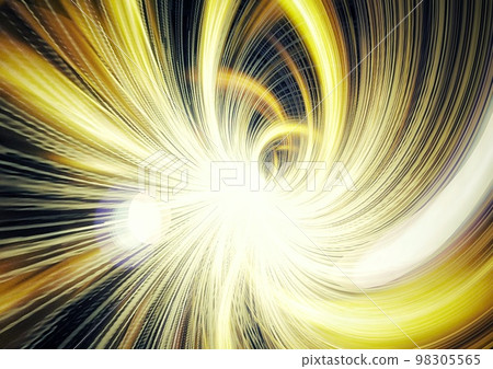 旋轉與金色光芒的抽象背景 旋轉與金色光芒的抽象背景 98305565
