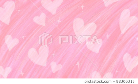 Yumekawa pink background Heart and textured pattern Hand drawn illustration Yumekawa pink background Heart and textured pattern Hand drawn illustration 98306315