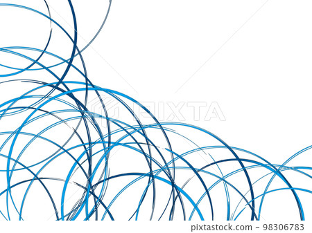 Cool water ring background, simple lines 98306783
