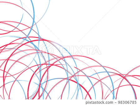 Cool water ring background, simple lines 98306785