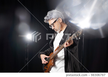 guitarist man guitarist man 98306787