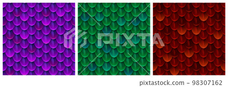 Textures of dragon scale, snake skin Textures of dragon scale, snake skin 98307162