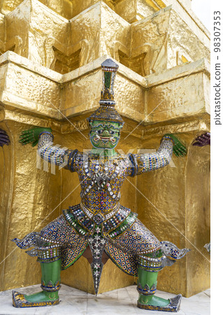 Thai Grand Palace Demon Statue 98307353