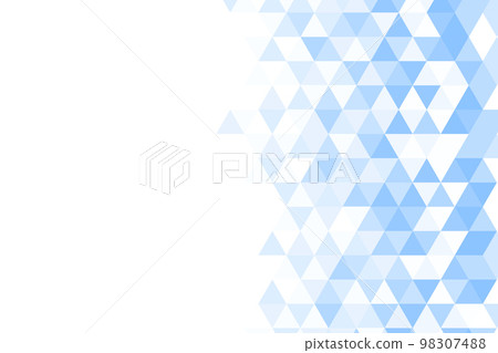 Polygonal blue mosaic background. Abstract low poly vector illustration. Triangular pattern in halftone style. Template geometric business design with triangle for poster, banner, card, flyer Polygonal blue mosaic background. Abstract low poly vector illustration. Triangular pattern in halftone style. Template geometric business design with triangle for poster, banner, card, flyer 98307488