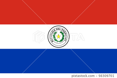 Flags of the world ☆Paraguay☆ 98309701