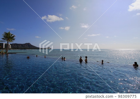 夏威夷度假酒店無邊泳池 夏威夷度假酒店無邊泳池 98309775