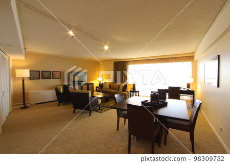 Image of a suite room in a resort hotel in Hawaii Image of a suite room in a resort hotel in Hawaii 98309782