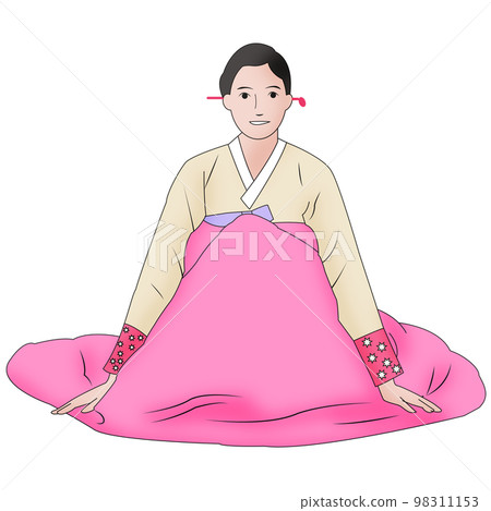 New Year's Day bow, women, Hanbok 98311153