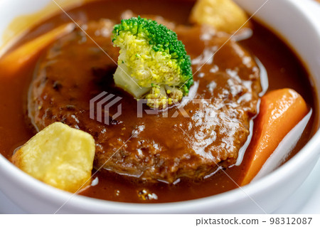 Stew hamburger set meal Stew hamburger set meal 98312087