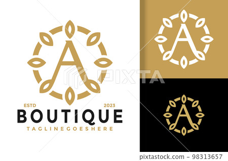 Letter A Flower Ornament Logo Logos Design Element Stock Vector Illustration Template Letter A Flower Ornament Logo Logos Design Element Stock Vector Illustration Template 98313657