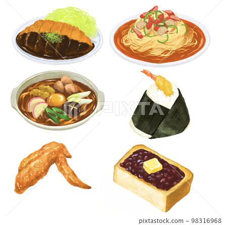 Nagoya Meshi Illustration Set 2 98316968