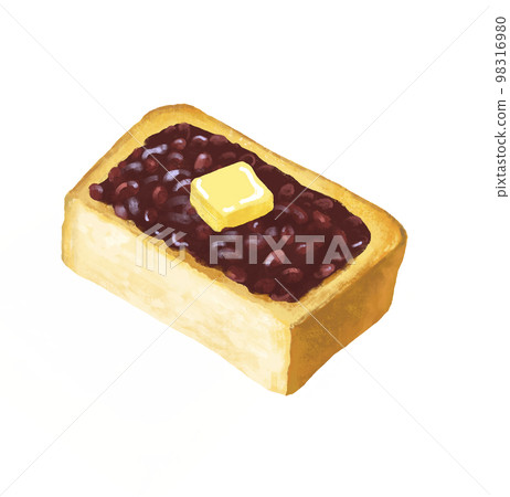 Ogura Toast Bean Paste Butter Toast Nagoya Meshi Ogura Toast Bean Paste Butter Toast Nagoya Meshi 98316980