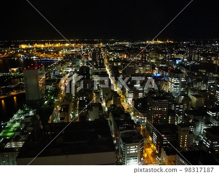 神奈川縣橫濱夜景 Osanbashi,山下公園地區 12 月 神奈川縣橫濱夜景 Osanbashi,山下公園地區 12 月 98317187