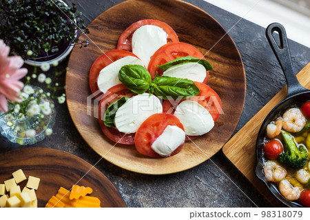 Caprese dish Caprese dish 98318079