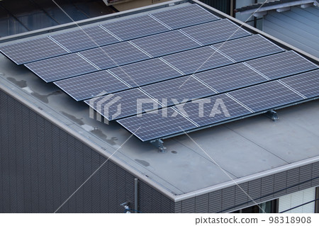 Solar panels on the roof 98318908