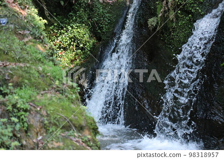 Mountain scenery in early spring ~ Waterfall ~ 98318957