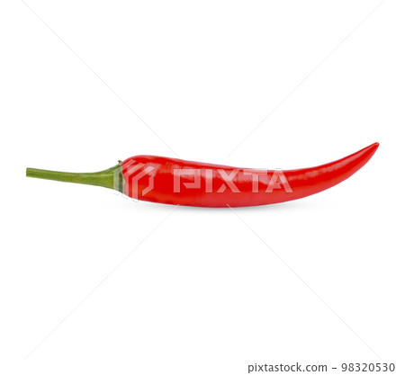 Ripe pepper isolated on white background Ripe pepper isolated on white background 98320530