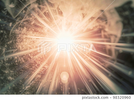 抽象的太陽光線背景 98320960