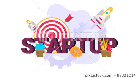 Start Up Concept Composition - Flat Design Start Up Concept Composition - Flat Design 98321214