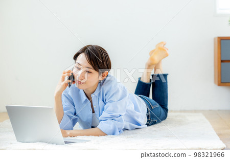 女性智能手機屋放鬆 98321966