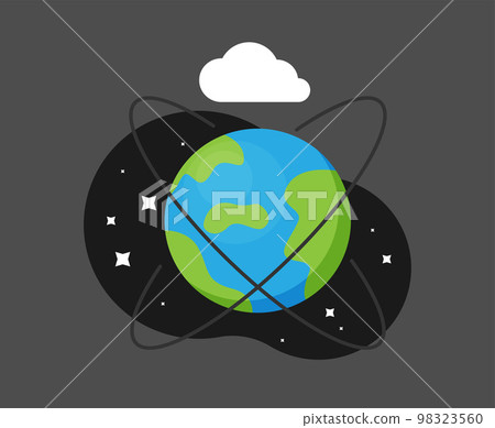 Start your business landing flat design colored vector illustration 98323560