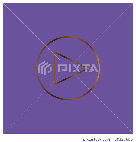 Play button icon 98323699
