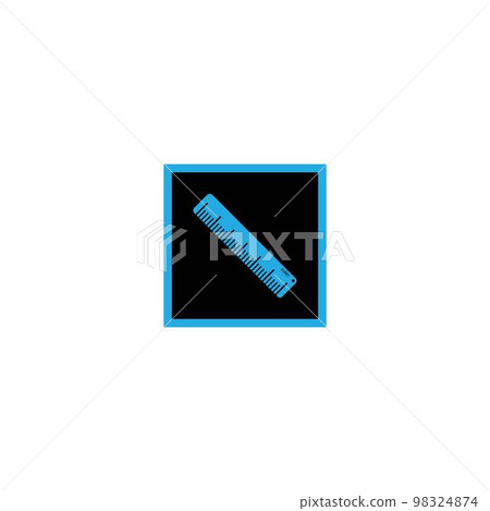 Ruler icon Ruler icon 98324874