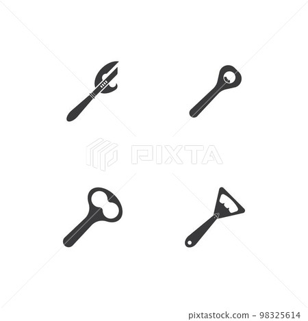 Tin opener icon 98325614
