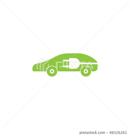 Electric car icon Electric car icon 98326261