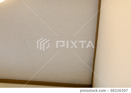 Ceiling inspection door installation work 98326307