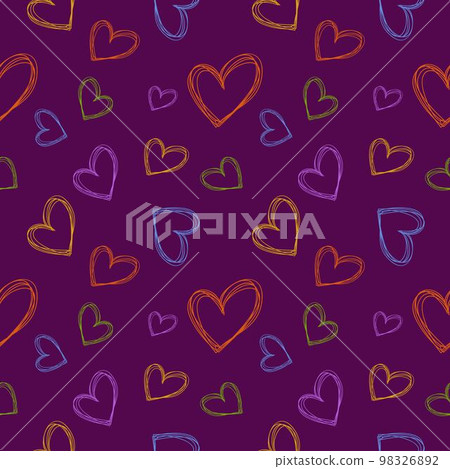 Seamless pattern design shape abstract doodle background illustration for digital and print Seamless pattern design shape abstract doodle background illustration for digital and print 98326892