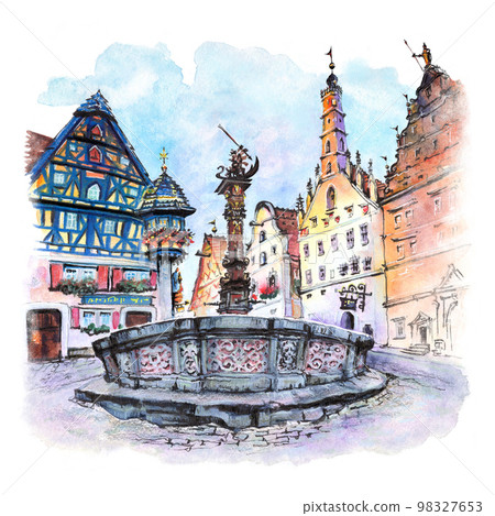 Rothenburg ob der Tauber, Germany 98327653