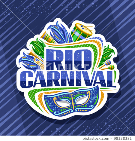 Vector logo for Rio Carnival 98328381