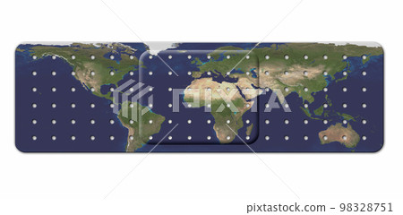 Bandage with Earth Map 98328751