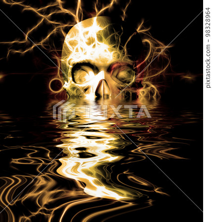 Skull Reflection Skull Reflection 98328964