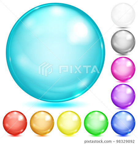 Multicolored opaque spheres Multicolored opaque spheres 98329892
