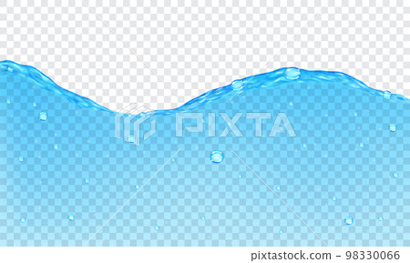 Transparent water background - Stock Illustration [98330066] - PIXTA