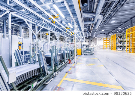 plant interior as industrial background plant interior as industrial background 98330625