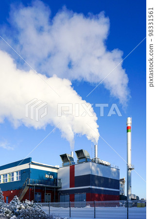 A new modern gas cogeneration plant with high thermal energy efficiency operating at full capacity A new modern gas cogeneration plant with high thermal energy efficiency operating at full capacity 98331561