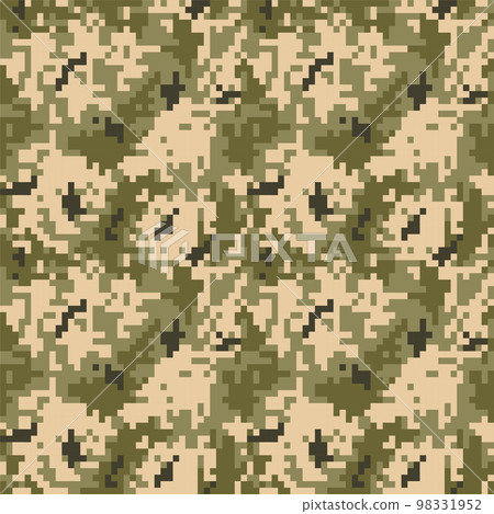 Camouflage military pixel Camouflage military pixel 98331952