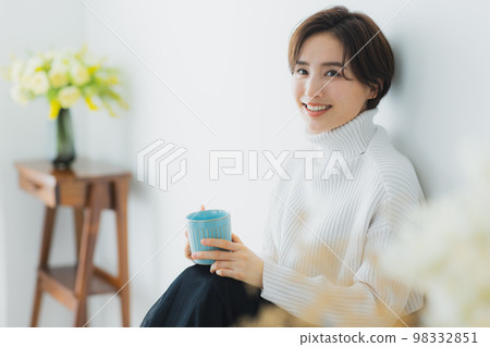 針織女人的客廳 98332851