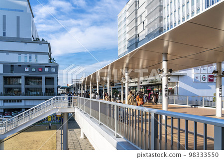 [神奈川縣]海老名站前的維納花園，藍天蔓延 98333550