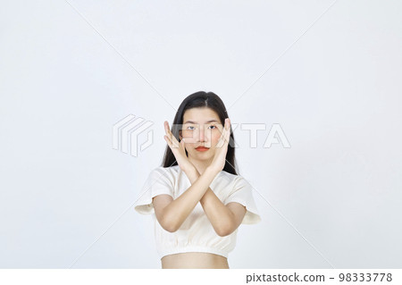 Portrait beautiful young asian woman 98333778