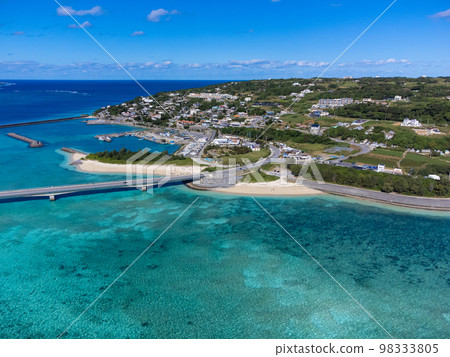 December Okinawa Kouri Island and Kouri Bridge 98333805